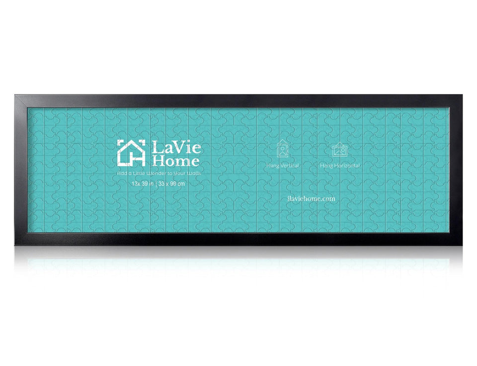 LaVie Home panoramic frame 13x39 inches in black for expansive wall displays.