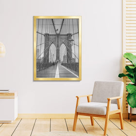 LaVie Home plexiglass clear front protects posters with crisp visibility.