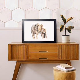 LaVie Home plexiglass panel close-up shows clear, shatter-resistant viewing.