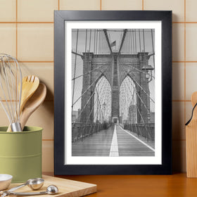 LaVie Home poster frame back with hanging hooks for wall mounting.