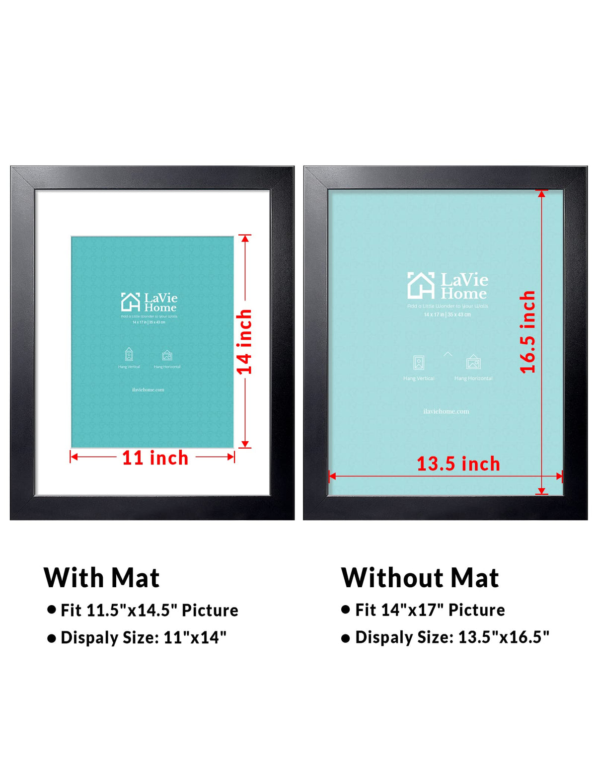 LaVie Home frame backboard and MDF construction for sturdy support