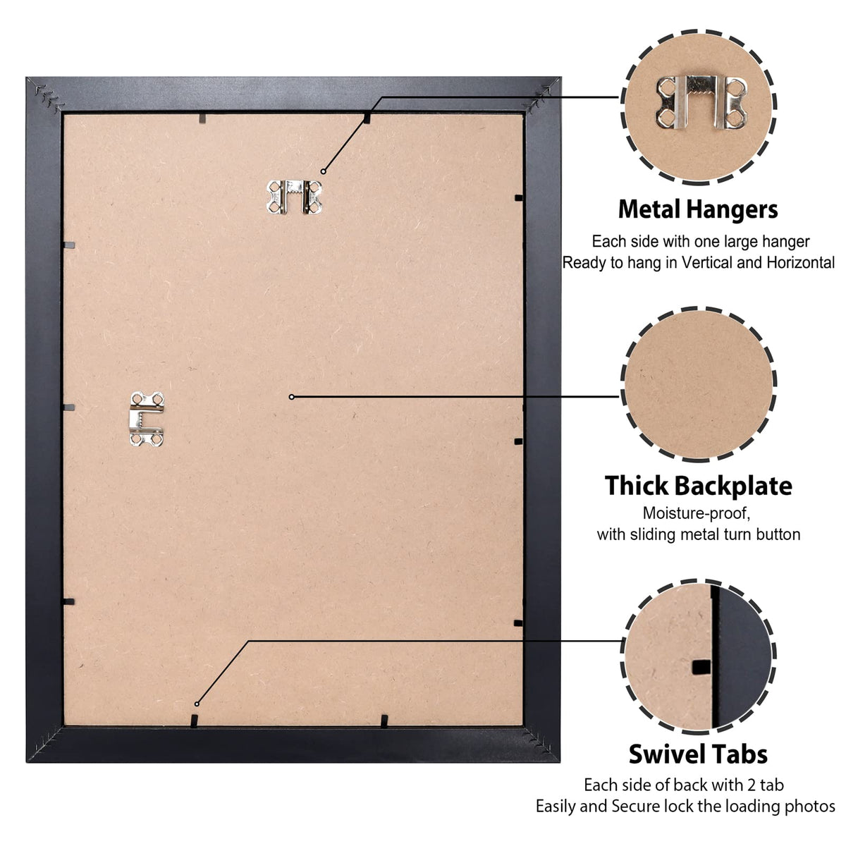 LaVie Home 13x19 frame in landscape orientation for versatile displays.