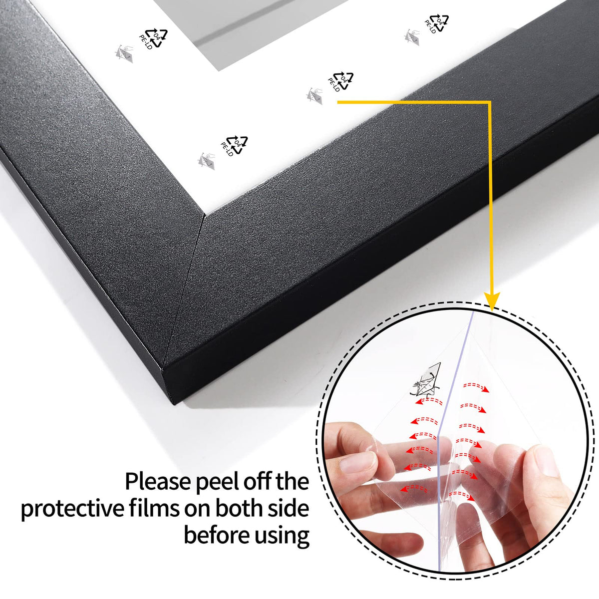 LaVie Home protective packaging ensuring safe delivery of fragile frame.