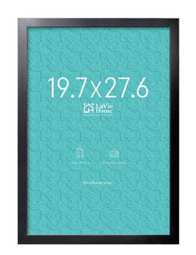 LaVie Home puzzle frame front view showing 19.7x27.6 display for wall decor.
