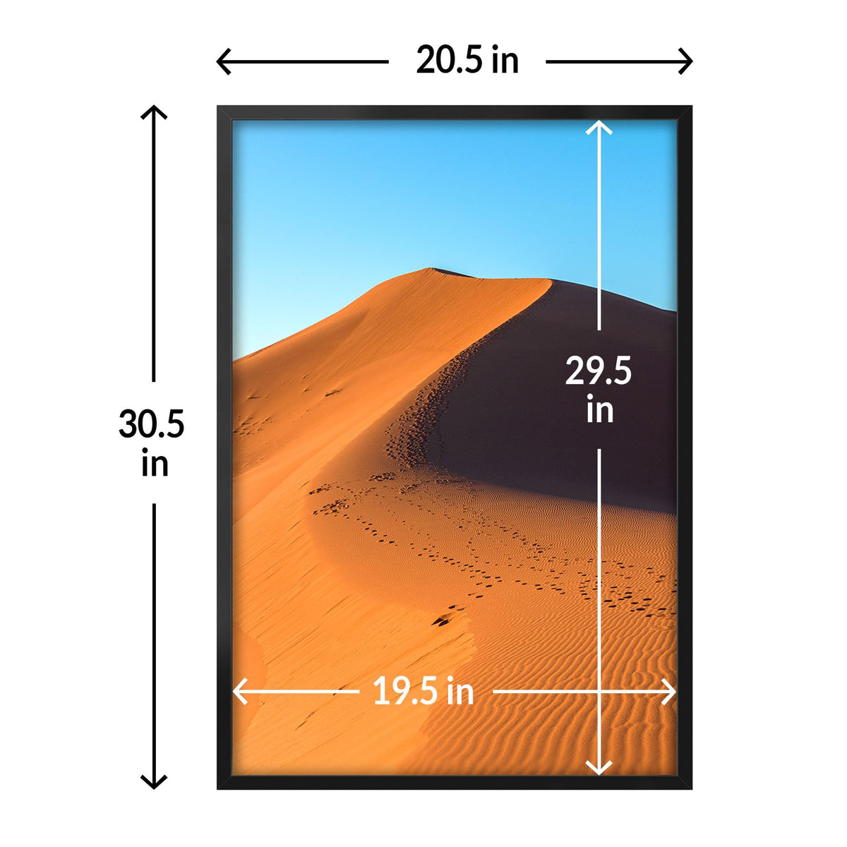 LaVie Home vertical or horizontal frame ideal for versatile wall layouts