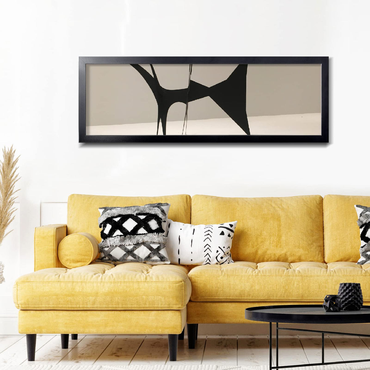 LaVie Home black minimalist frame complements modern spaces