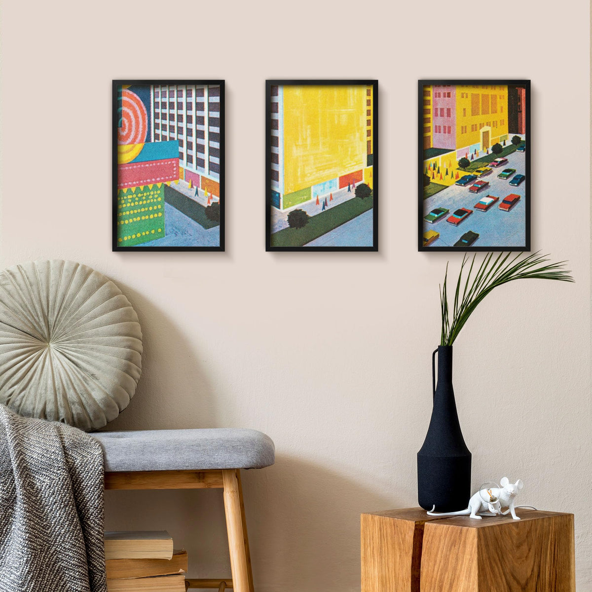 LaVie Home 12x18 frame mounted vertically in gallery wall