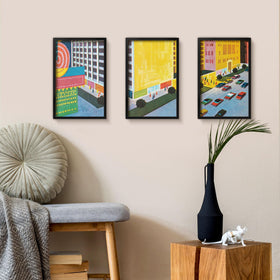 LaVie Home 12x18 frame mounted vertically in gallery wall