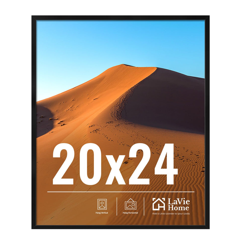 LaVie Home 20x24 frame mounted on wall display, easy to hang