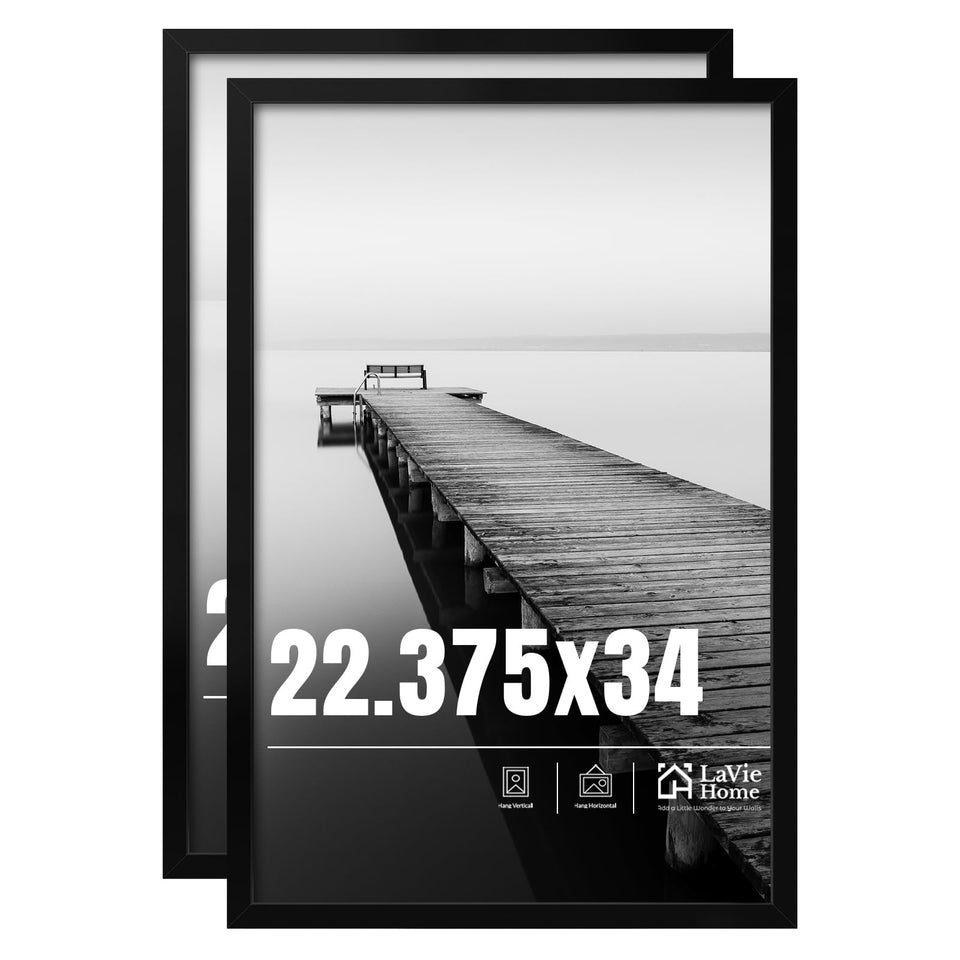 LaVie Home 22-375x34 puzzle frame front view showcases memories in a clean, elegant display.
