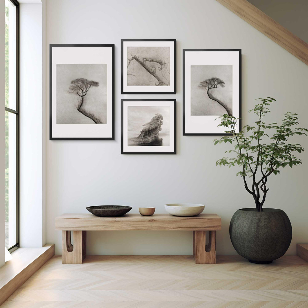 LaVie Home 22x22 frame packaging with protective film for clear photos