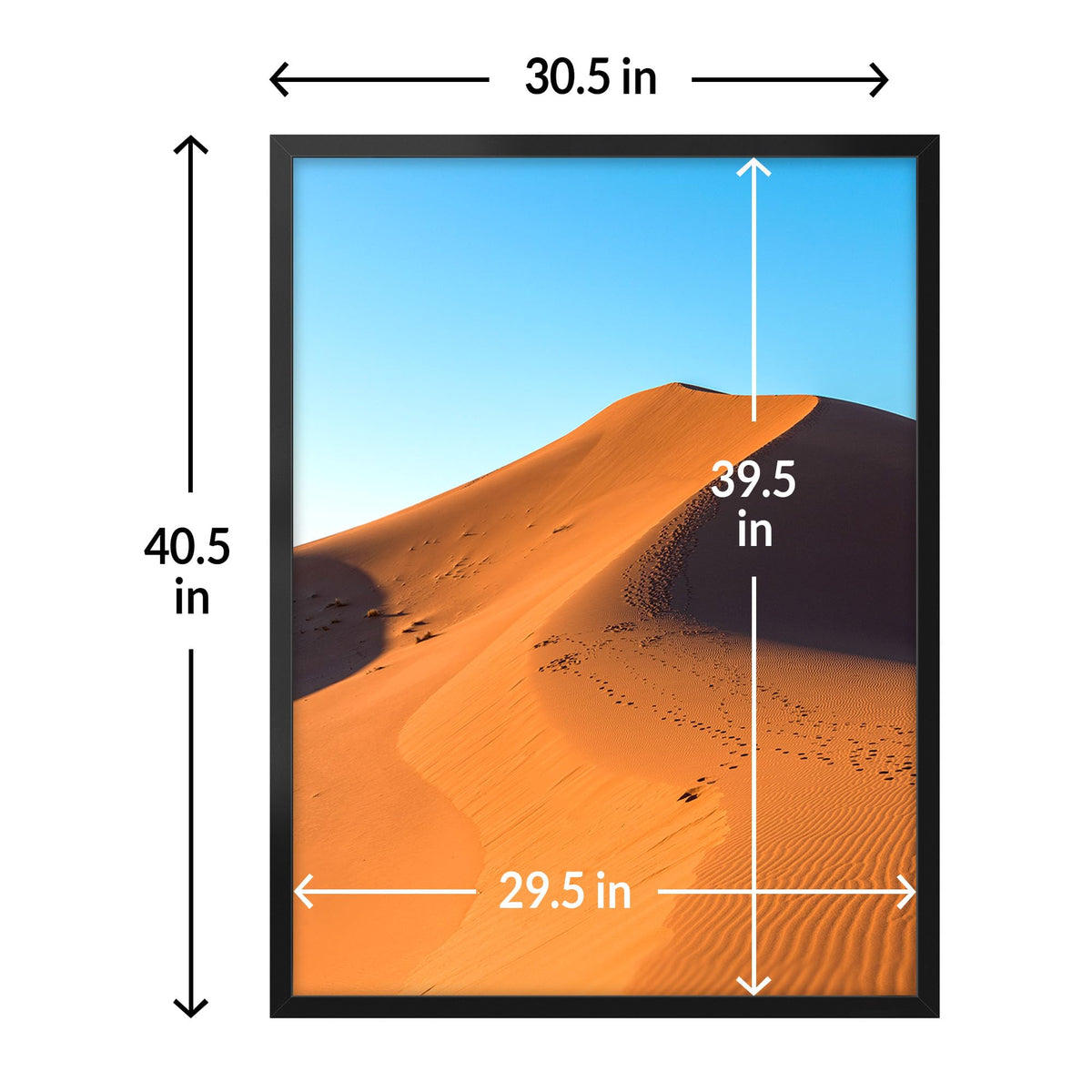LaVie Home 30x40 frame displayed vertically to save space
