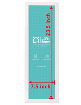 LaVie Home panorama frame side view showing slim, durable molding