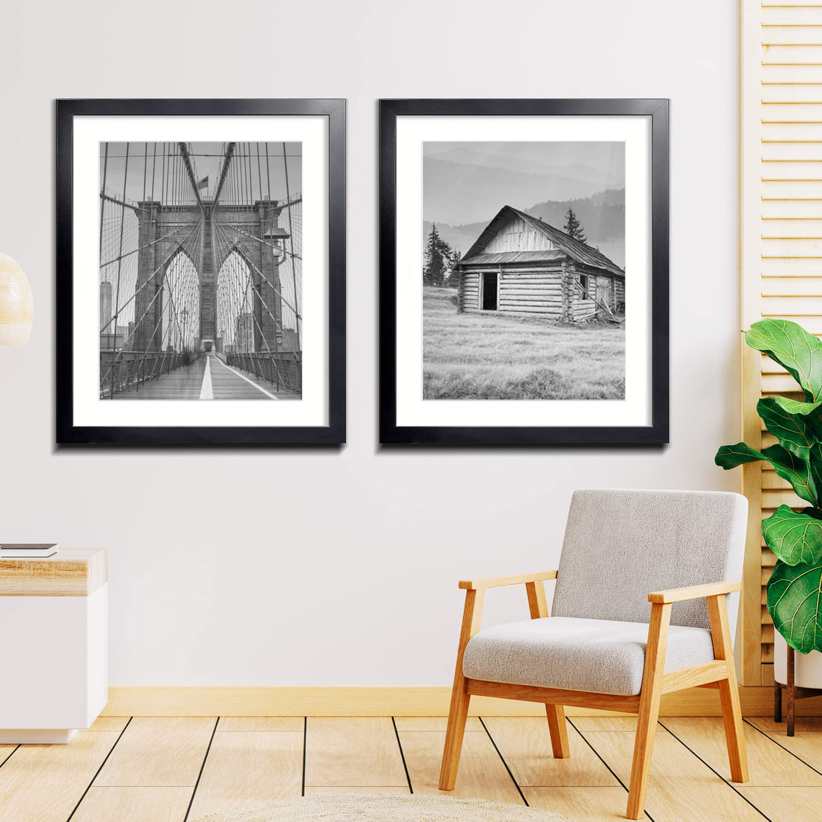 LaVie Home frame back shows sturdy MDF construction for long-lasting support.