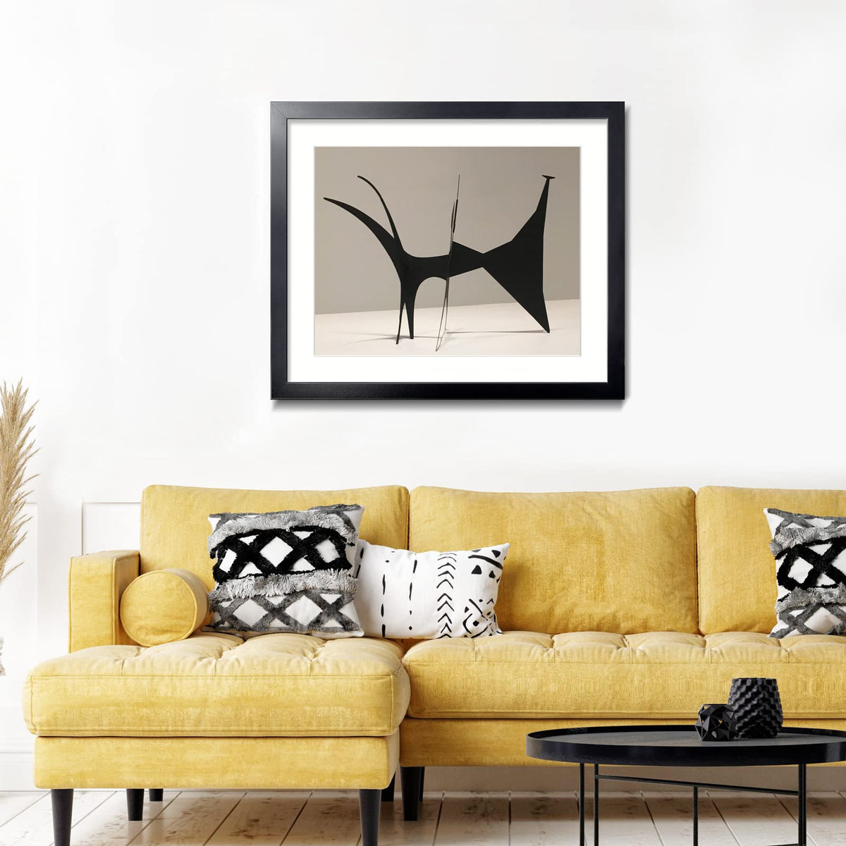 LaVie Home frame with mat reveals 16x20 display option for layered artwork.