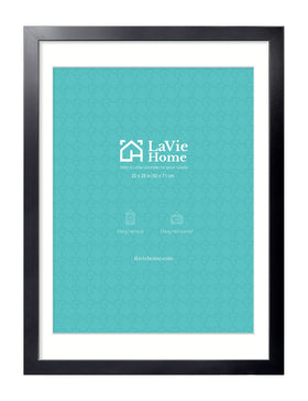 LaVie Home poster frame 20x28 black front displays memories with crystal-clear plexiglass