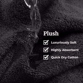Lavish Home hand towel 28 x 16 by sink, compact and absorbent
