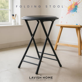 Lavish Home compact design fits small spaces for extra seating.