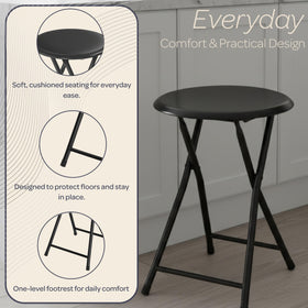 Lavish Home 225lb capacity supports most adults safely.