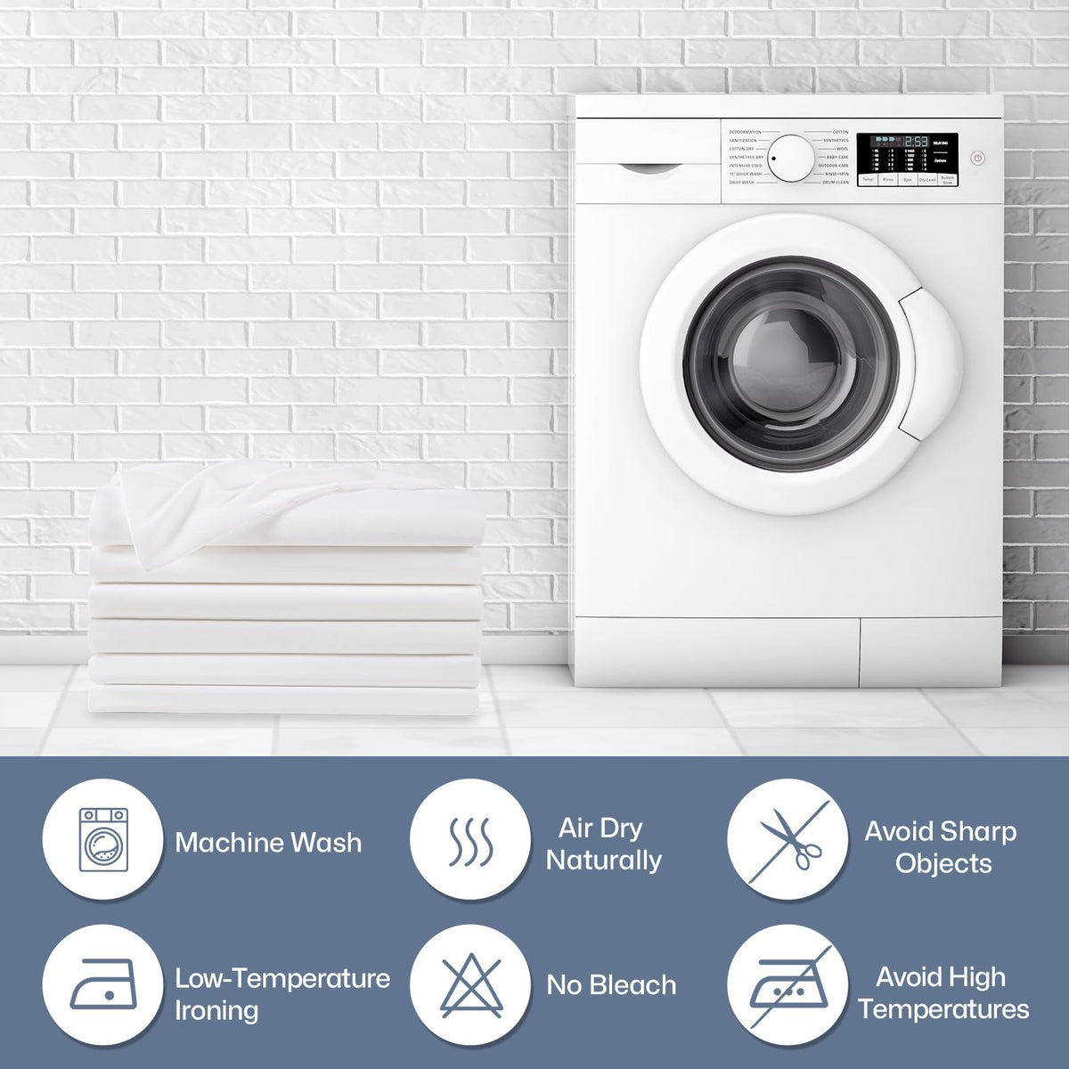 Lavisun bulk twin-pack sheets suited for hotels, dorms, or clinics.