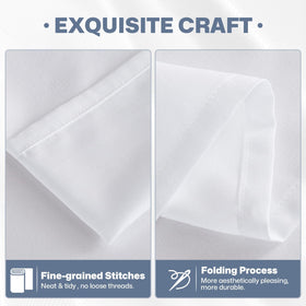 Lavisun double-brushed microfiber feels silky and breathable.