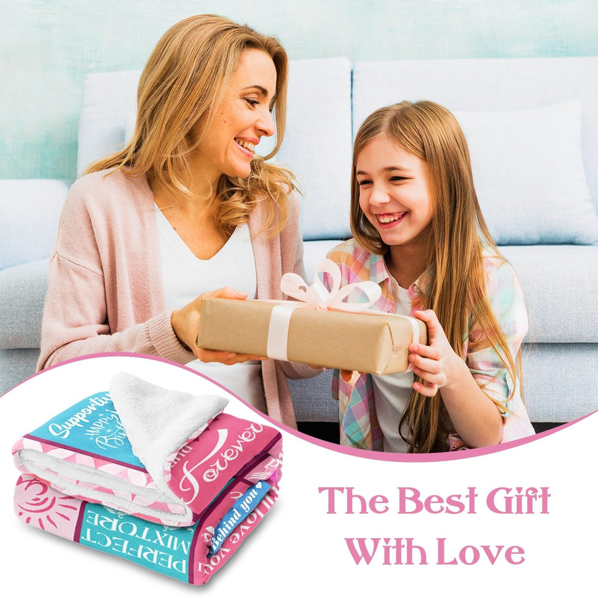 Lavua 11th birthday gift blanket, ideal for sleepovers and cozy lounging.