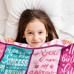 Lavua 50x60 blanket adds warmth and style to 11th birthday decor.