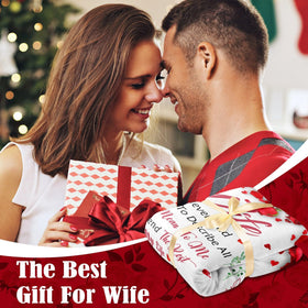 Lavua blanket closeup shows romantic gift-ready presentation