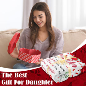 Lavua daughter blanket 50x60 folded demonstrates premium softness and gift-ready presentation.