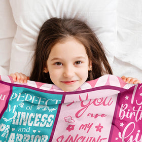 Lavua daughter blanket — 50x60 inches for cozy home moments.