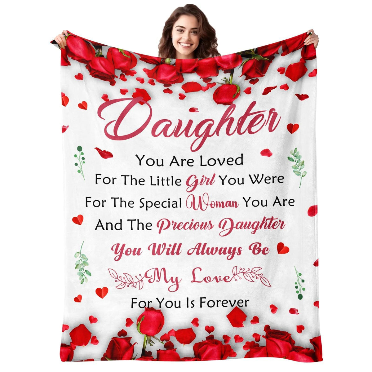 Lavua daughter blanket 50x60 texture offers plush warmth for cozy evenings.
