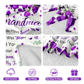 Lavua Grandma Blanket wrapped in ribbon signals a thoughtful present.
