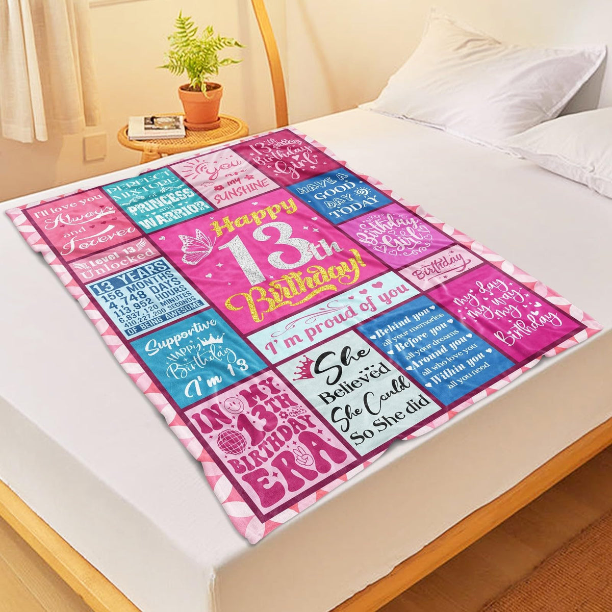 Lavua niece blanket — large 50x60 inches for snuggle sessions.