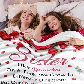 Lavua sister birthday blanket folded for gift wrap presentation