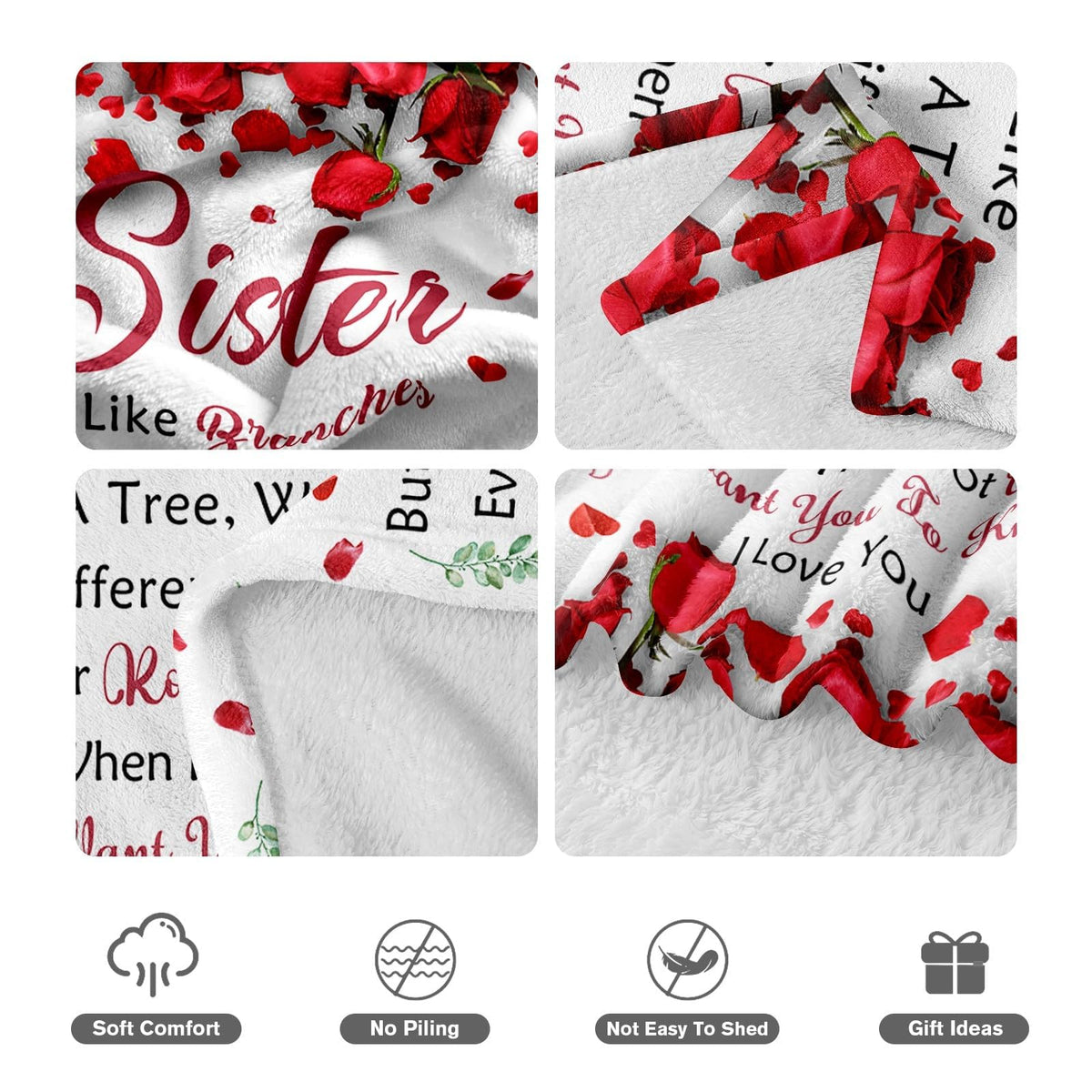 Lavua sister birthday blanket gift-wrap ready presentation