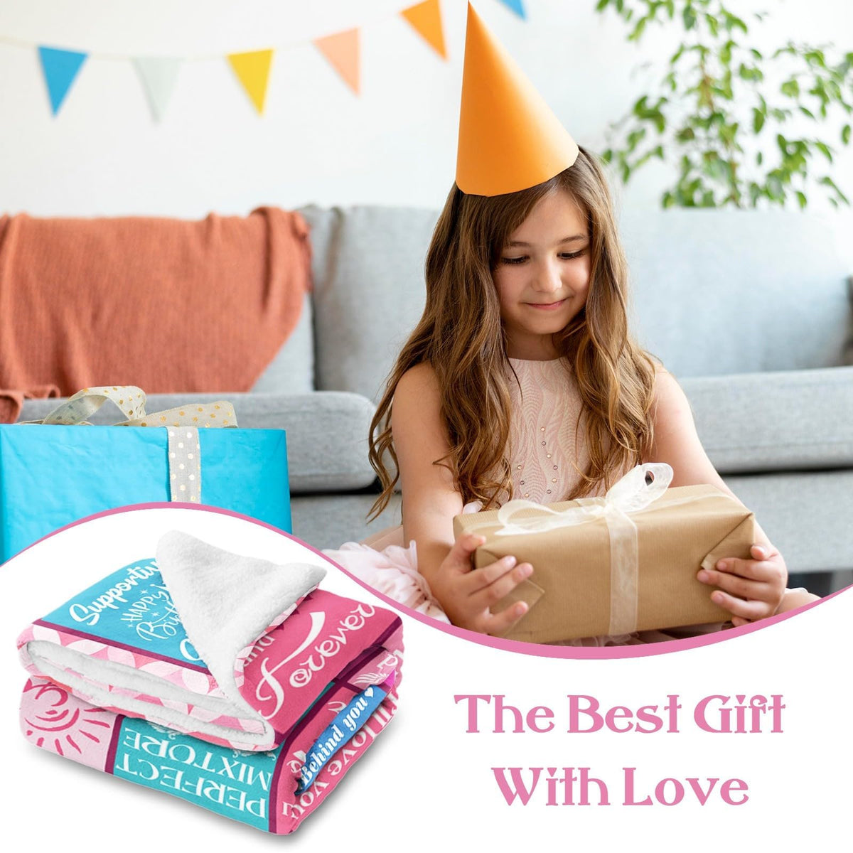 Lavua soft fleece blanket texture shown for warm, cuddly moments.