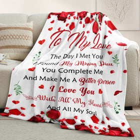 Lavua To My Love blanket in a gift box ready for a thoughtful surprise