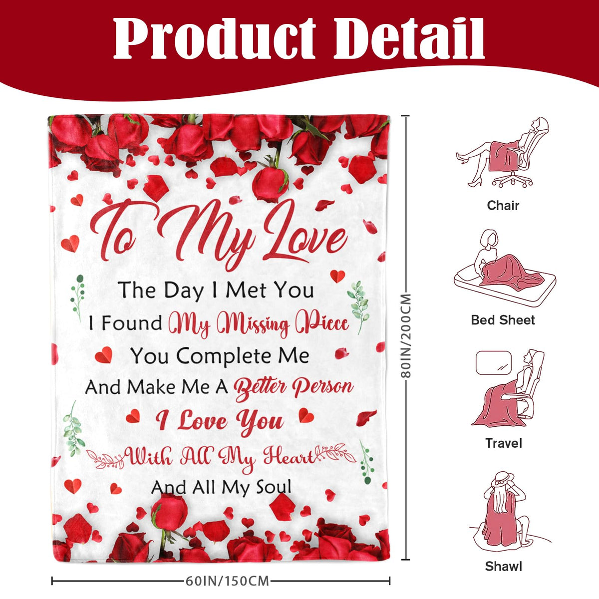 Lavua To My Love blanket gift-ready packaging ready for gifting