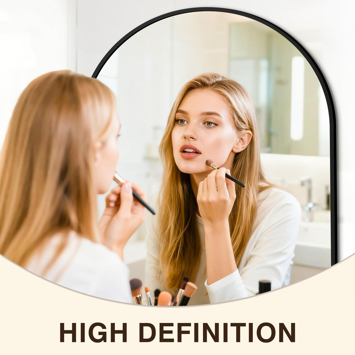 LAWADA vanity mirror for bedroom decor as a chic hanging piece