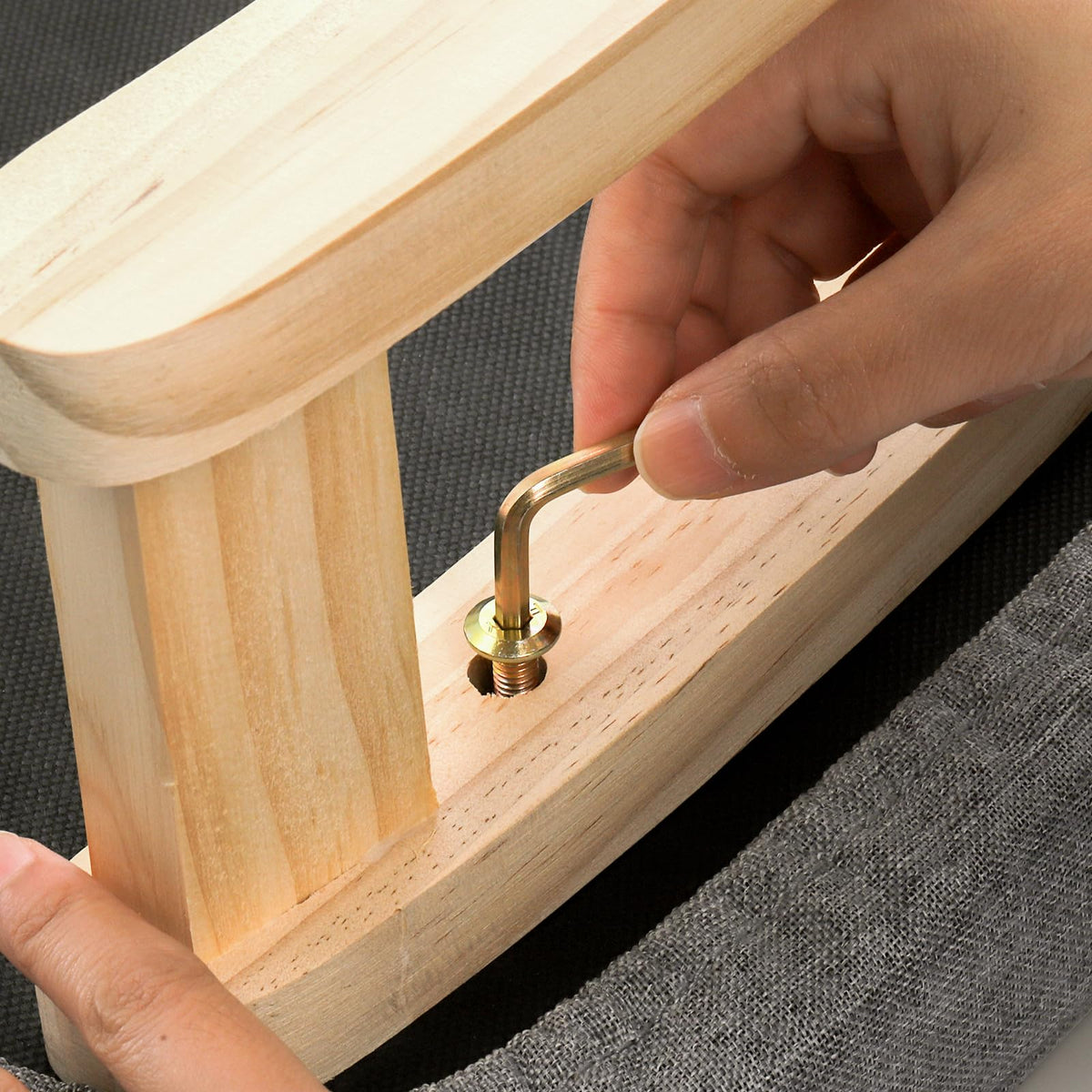 Lawei footstool removable cover for quick cleaning and fresh fabric
