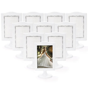 Lawei vertical display frame used in a wedding or event setup.