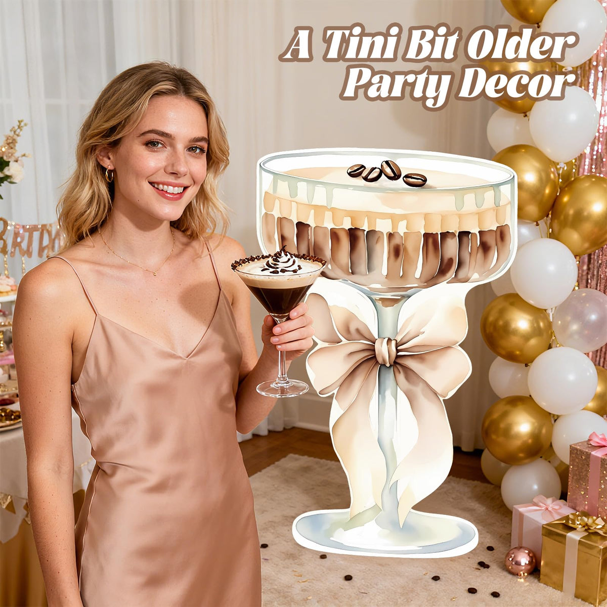 LawnIdyll Espresso Martini cutout backdrop boosts photo booth vibes