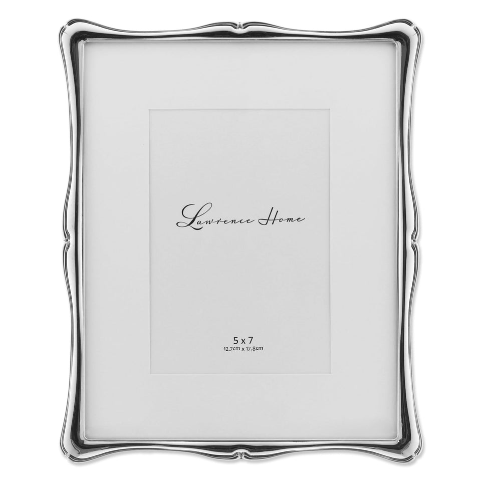 Lawrence Frames 710280 silver romance frame displays 8x10 photos with elegant presentation.