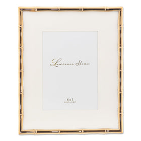 Lawrence Frames Bamboo Design 8x10 frame highlights the intricate bamboo motif for an elegant presentation.