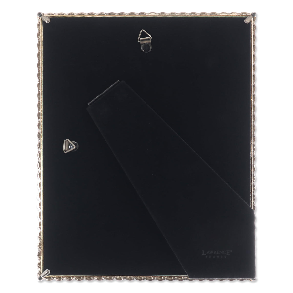 Lawrence Frames rope design gold frame with 5x7 bevel mat, perfect for cherished memories.