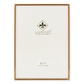 Lawrence Frames Simply Gold frame front view, ready to showcase a 5x7 photo.