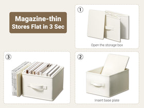 LayerSpace collapsible bottom panel enables quick setup and space-saving storage.