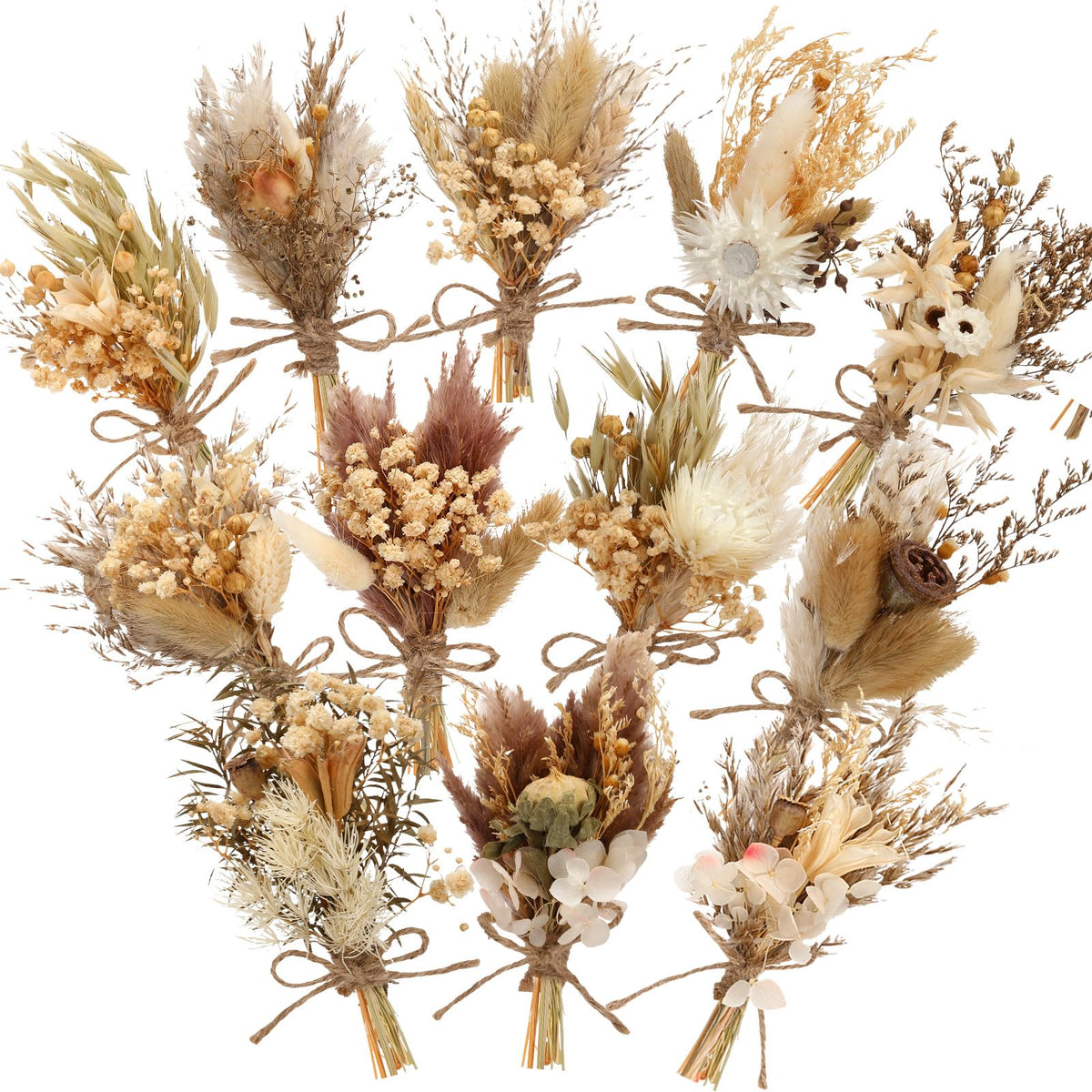 Layhit diy home decor with natural dried blooms for cozy vibes.