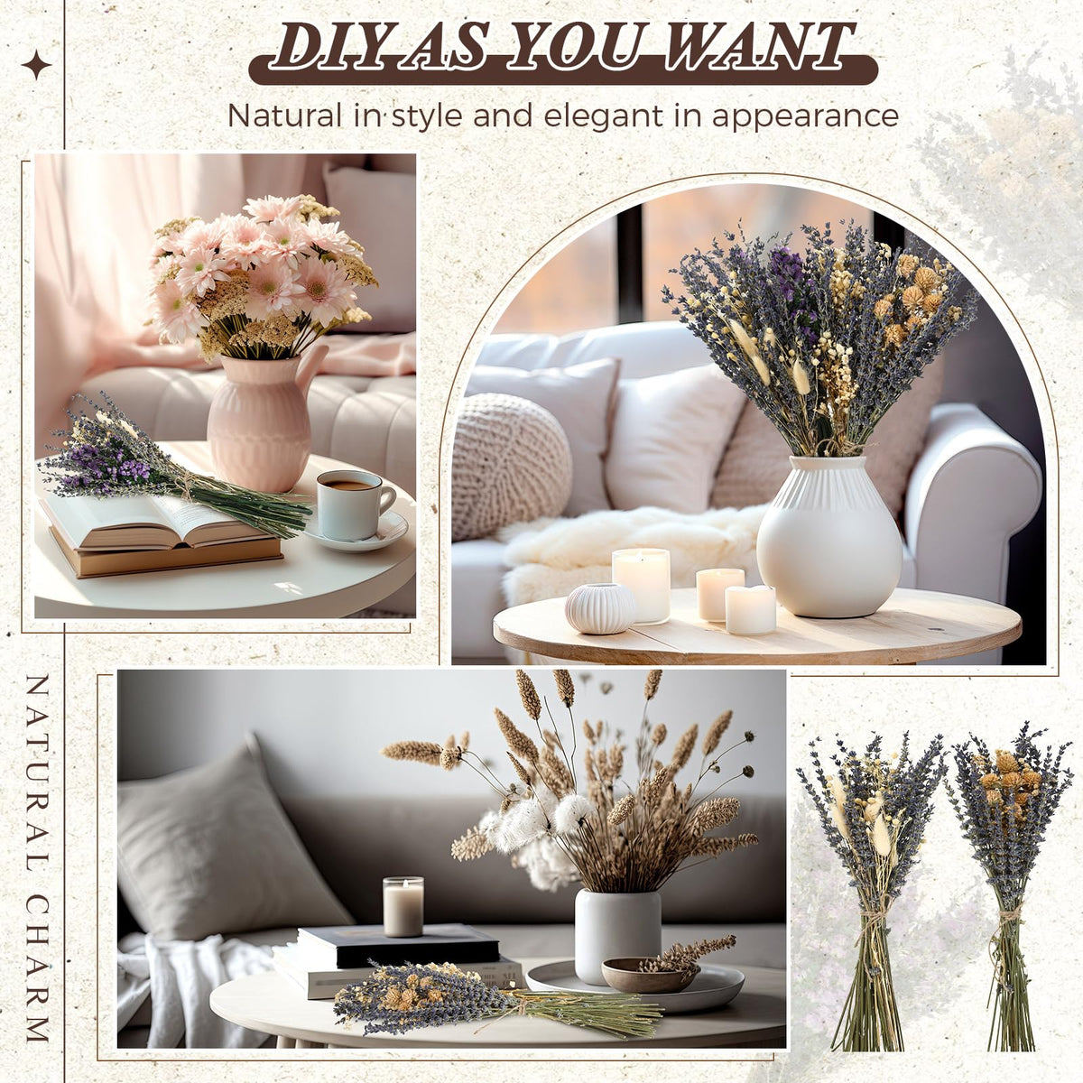 Layhit gift-ready dried flower bundles, perfect for birthdays or anniversaries.
