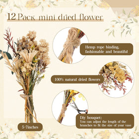 Layhit mini bouquet assembly close-up showcasing handmade natural flowers for DIY decor ideas
